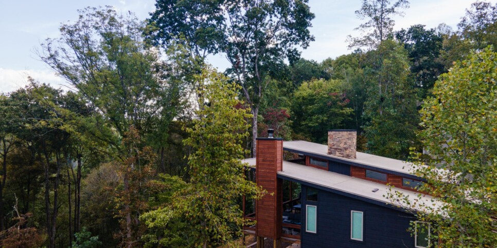 Blue Ridge Cabin - Modern River Retreat - Drone