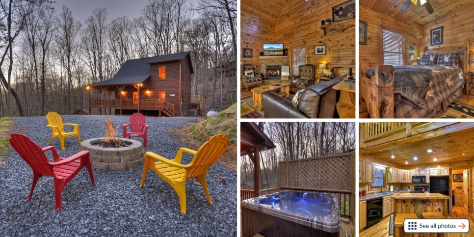 Blue Ridge Cabin - Cardinal's Crossing - Collage