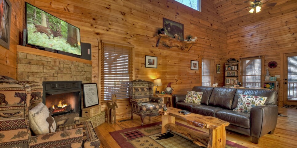 Blue Ridge Cabin - Cardinal's Crossing - Living Room