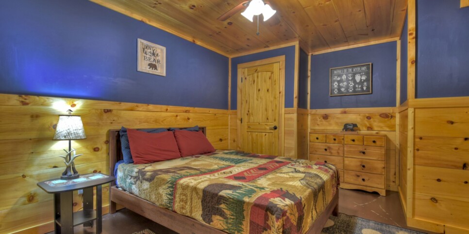 Blue Ridge Cabin - Mamas Bear Hideaway - Bedroom