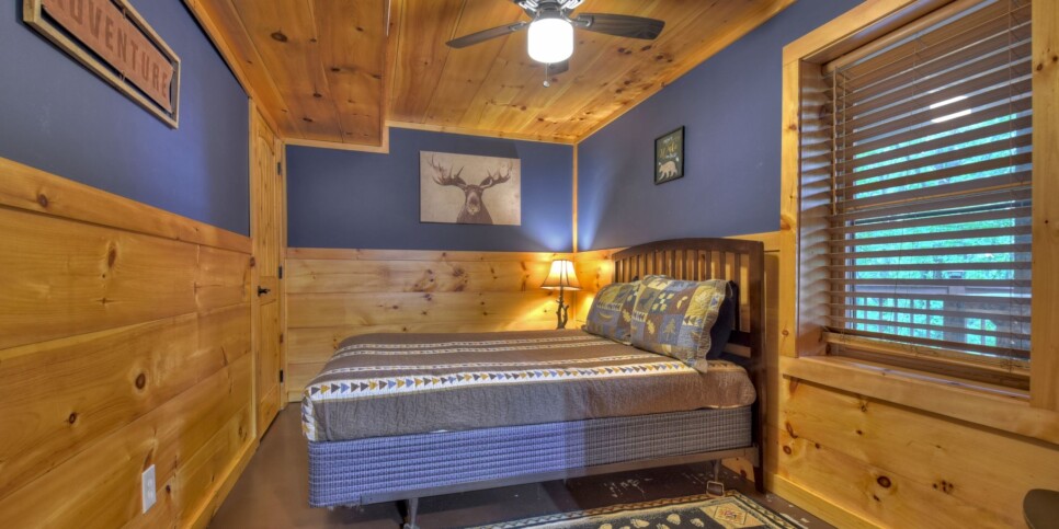 Blue Ridge Cabin - Mamas Bear Hideaway - Bedroom