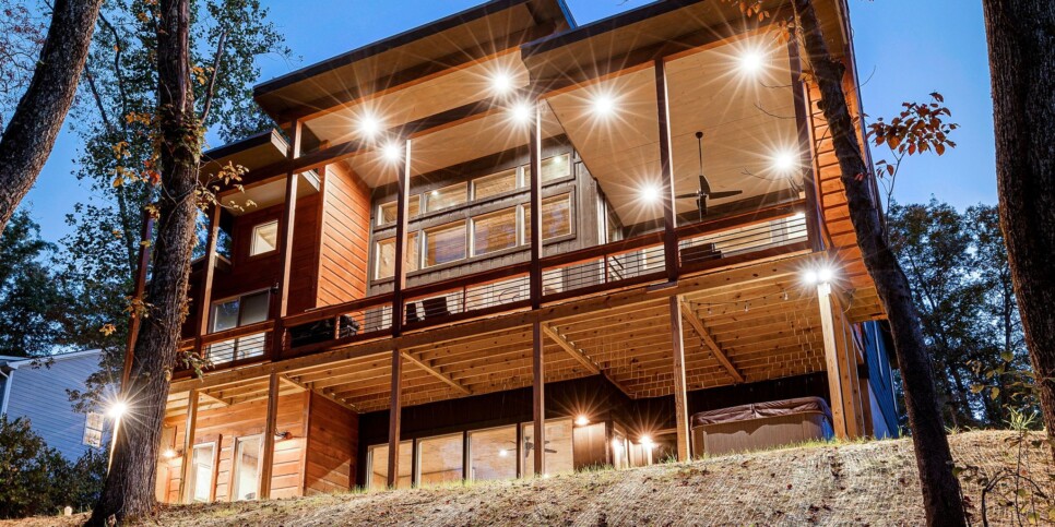 Blue Ridge Cabin - Modern River Retreat - Exterior