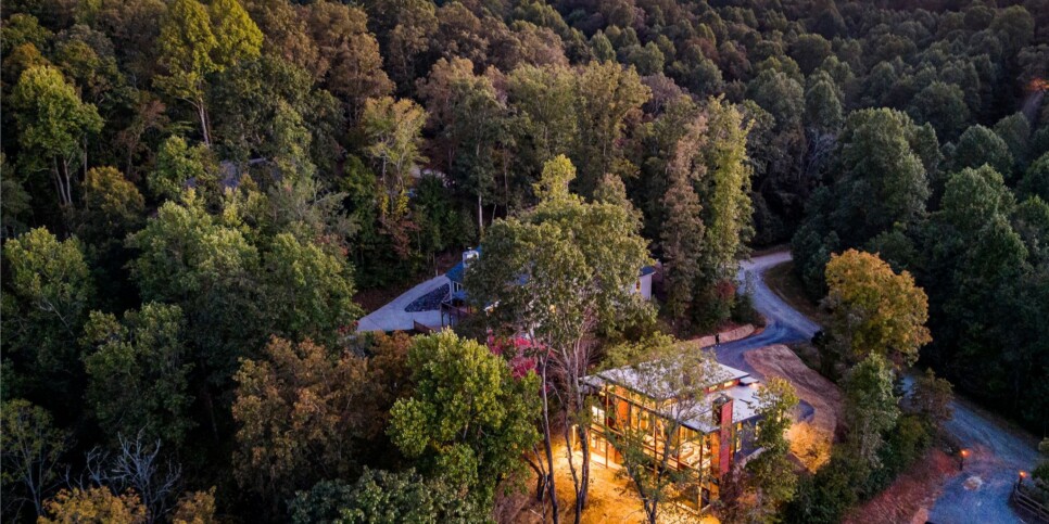 Blue Ridge Cabin - Modern River Retreat - Exterior