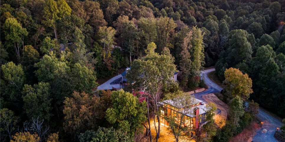 Blue Ridge Cabin - Modern River Retreat - Exterior