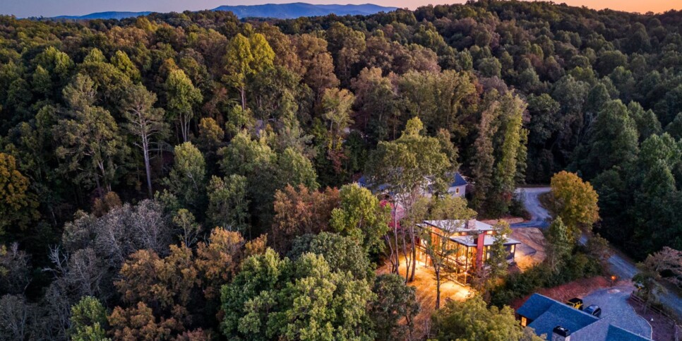 Blue Ridge Cabin - Modern River Retreat - Exterior