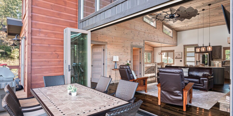 Blue Ridge Cabin - Modern River Retreat - Exterior