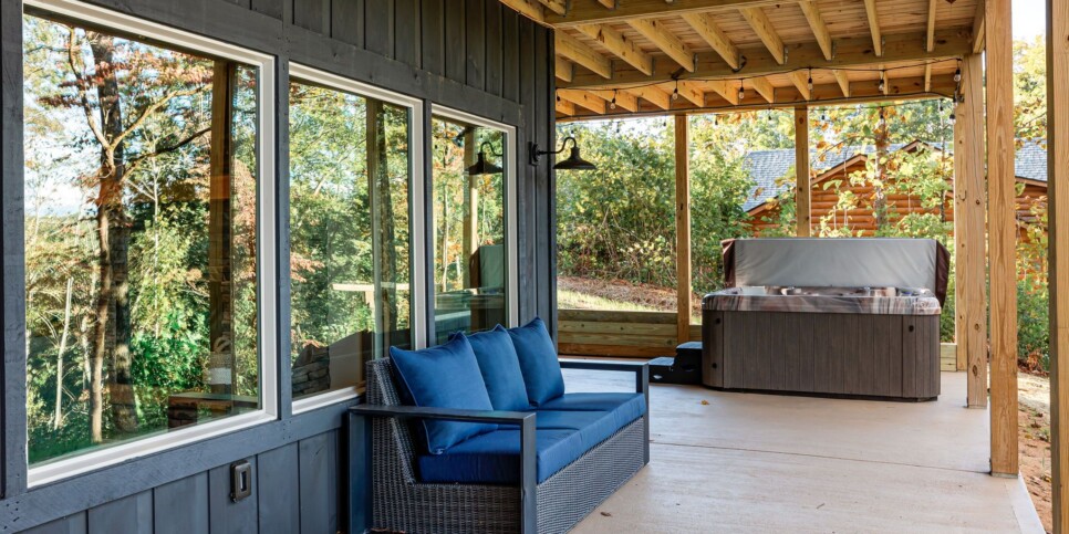 Blue Ridge Cabin - Modern River Retreat - Exterior