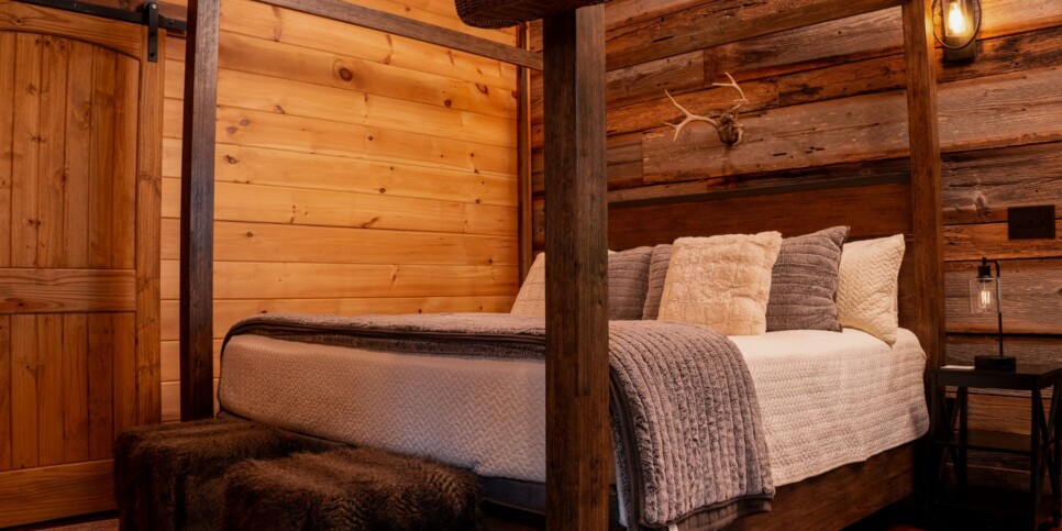 Blue Ridge Cabin - Toccoa River Mist - Bedroom