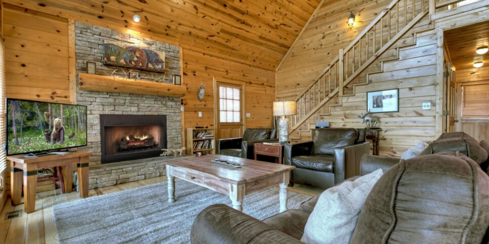 Blue Ridge Cabin - Appalachian Sunrise - Living Room