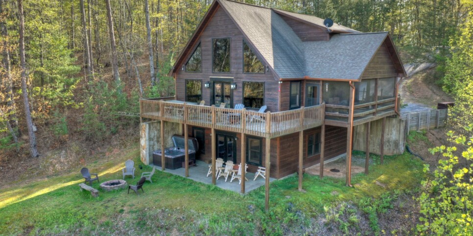 Blue Ridge Cabin - The View - Exterior