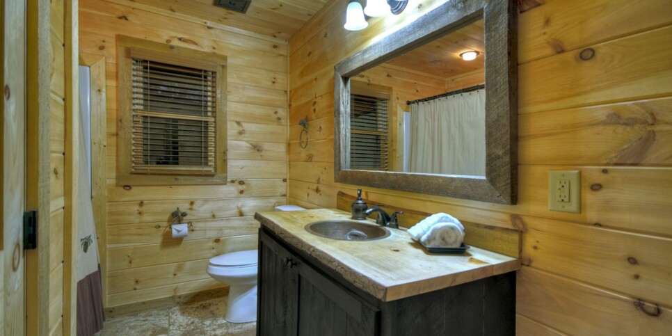 Blue Ridge Cabin - View Topia - Bathroom