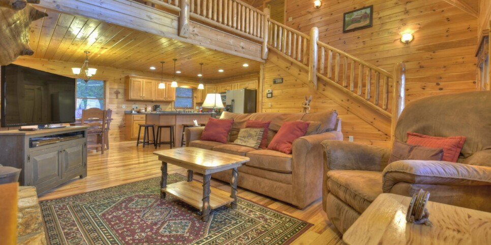 Blue Ridge Cabin - Sweet Seclusion - Living Room