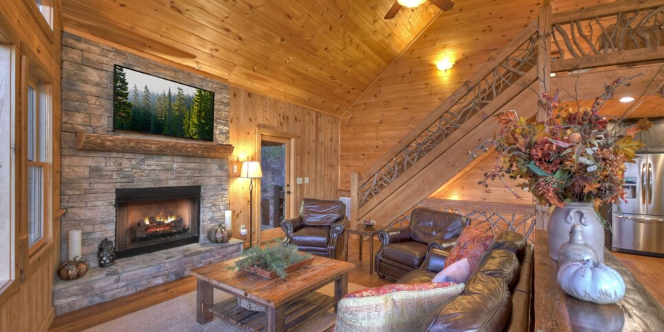 Blue Ridge Cabin - View-Topia - Living Room