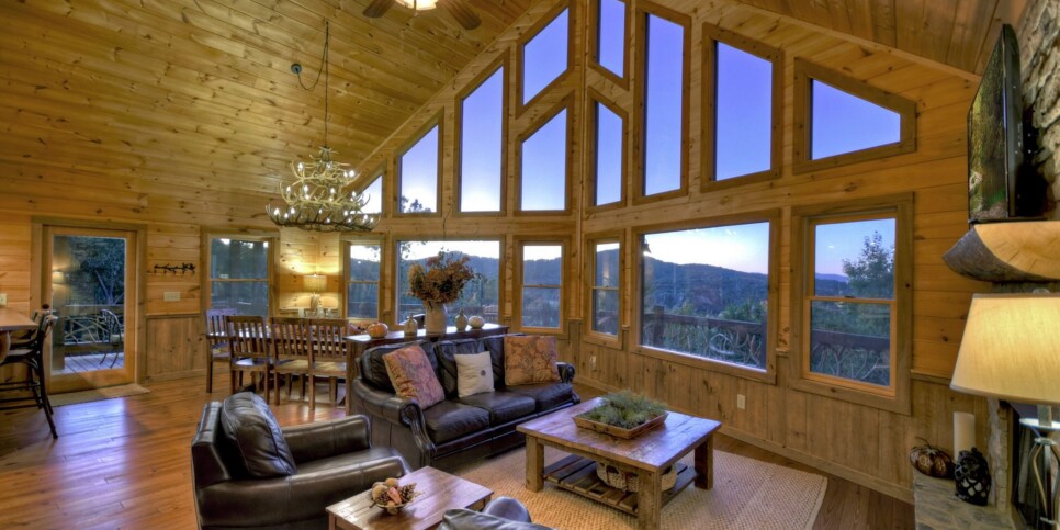 Blue Ridge Cabin - View-Topia - Living Room