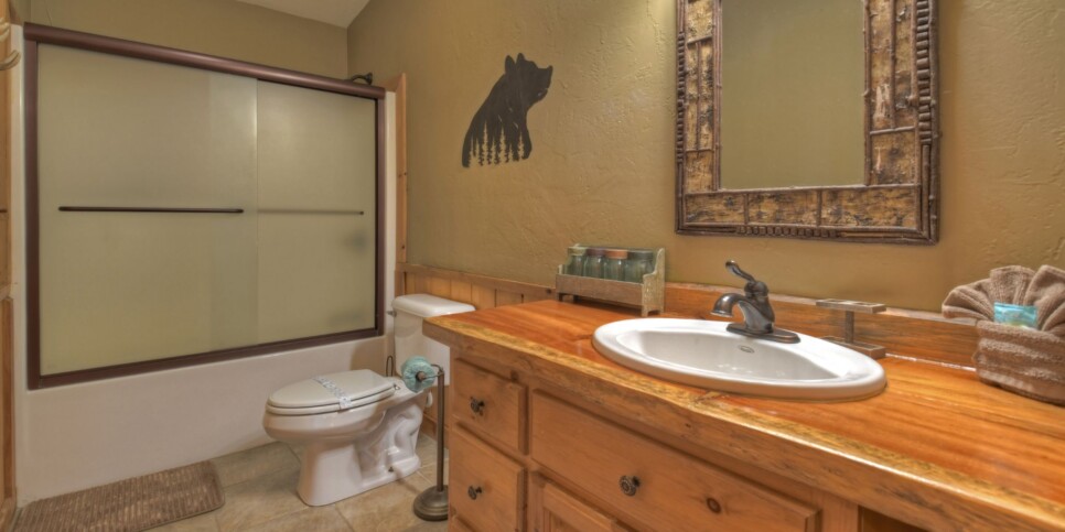 Blue Ridge - Bar 5 Cabin - Bathroom