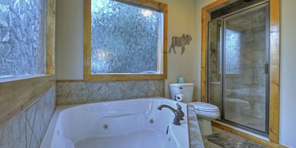 Blue Ridge - Bar 5 Cabin - Bathroom