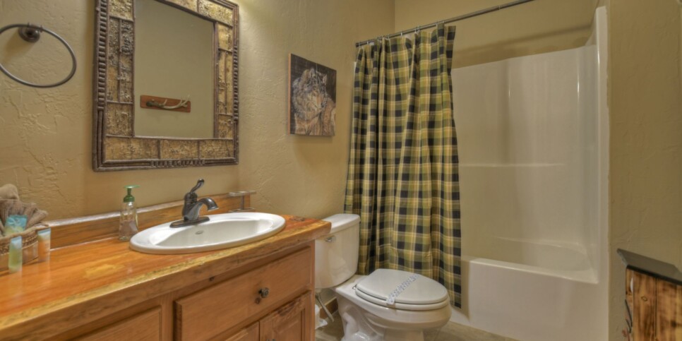 Blue Ridge - Bar 5 Cabin - Bathroom