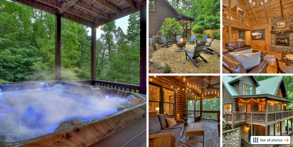 Blue Ridge Cabin - Blueberry Hill - Collage