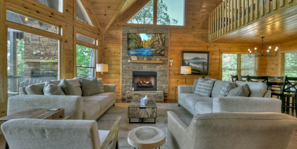 Blue Ridge - Sunrise Vista Lodge - Living Room