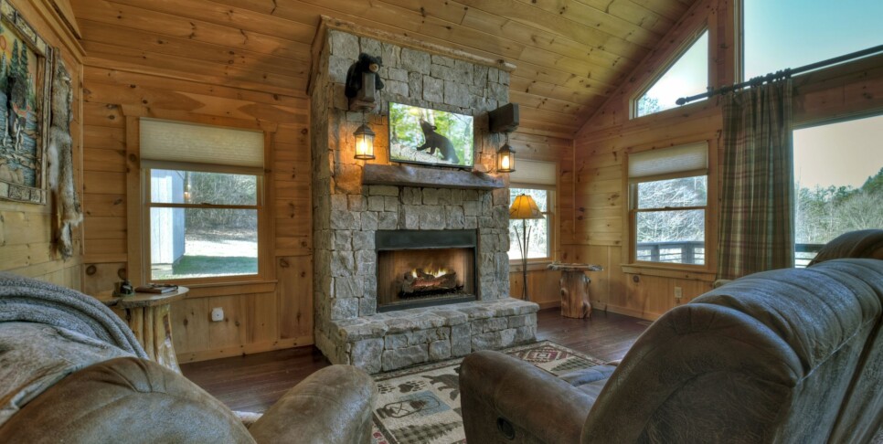 Blue Ridge - Carters Cozy Cabin - Living Room