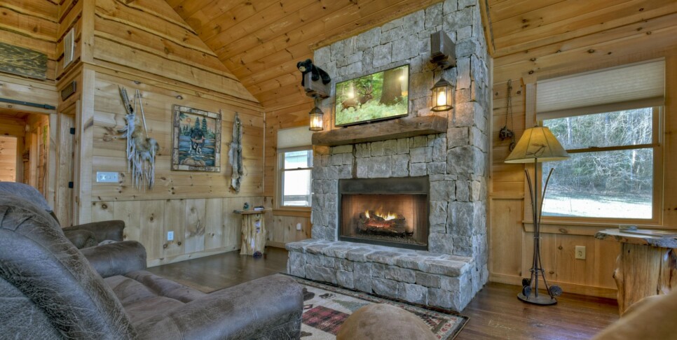 Blue Ridge - Carters Cozy Cabin - Living Room