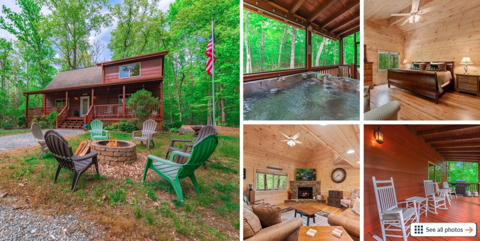 Mineral Bluff - Firefly Cabin - Collage