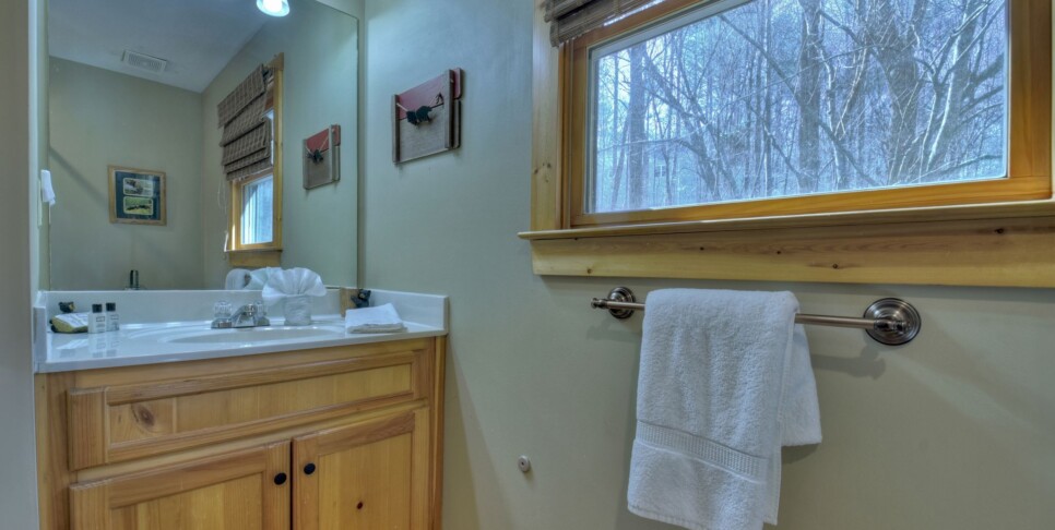 Ellijay - Cabin Rental - Harleys River Retreat - Bathroom