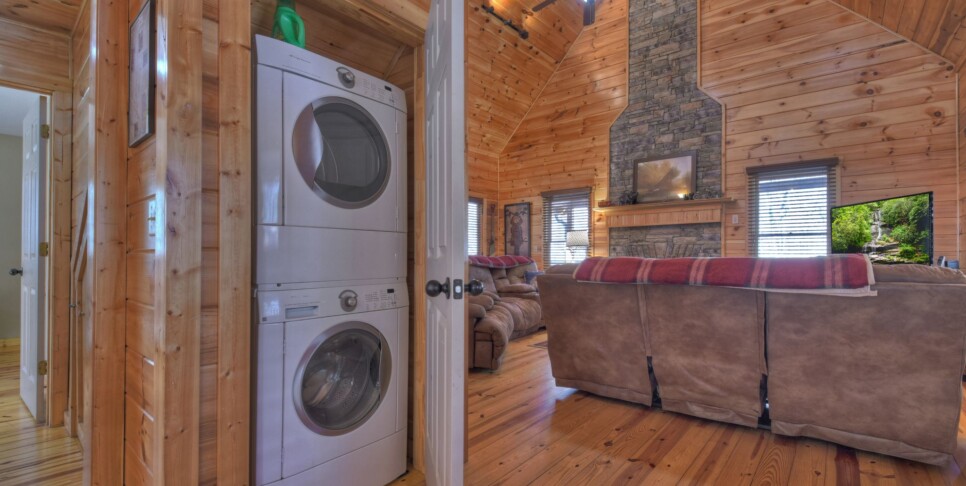 Ellijay - Cabin Rental - Harleys River Retreat - Living Room