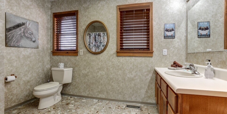 Jasper Cabin Rental - Starcross Summit- Bathroom