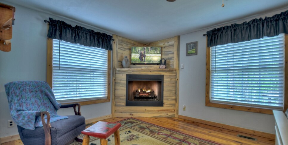 Blue Ridge Cabin - Bear Naked Hideaway - Bedroom