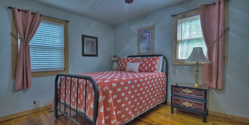 Blue Ridge Cabin - Bear Naked Hideaway - Bedroom