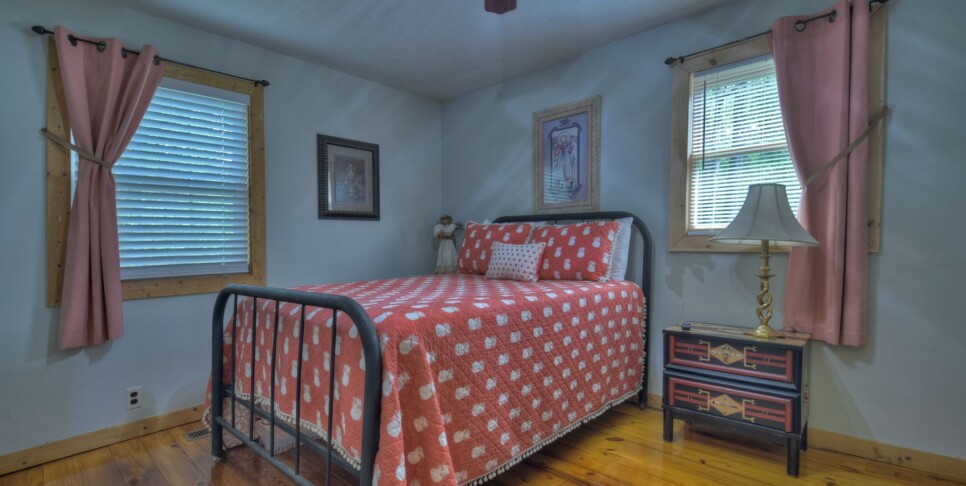 Blue Ridge Cabin - Bear Naked Hideaway - Bedroom