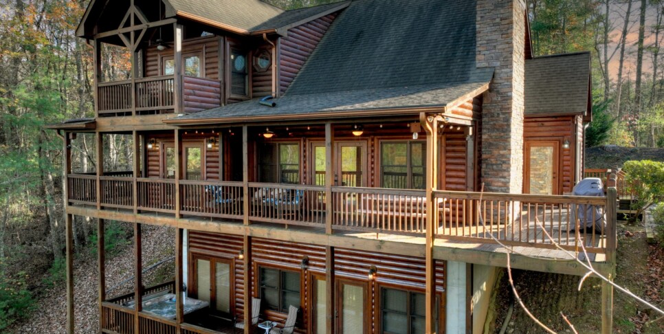 Cherry Log Cabin - Moonlight Mountain Cabin - Exterior