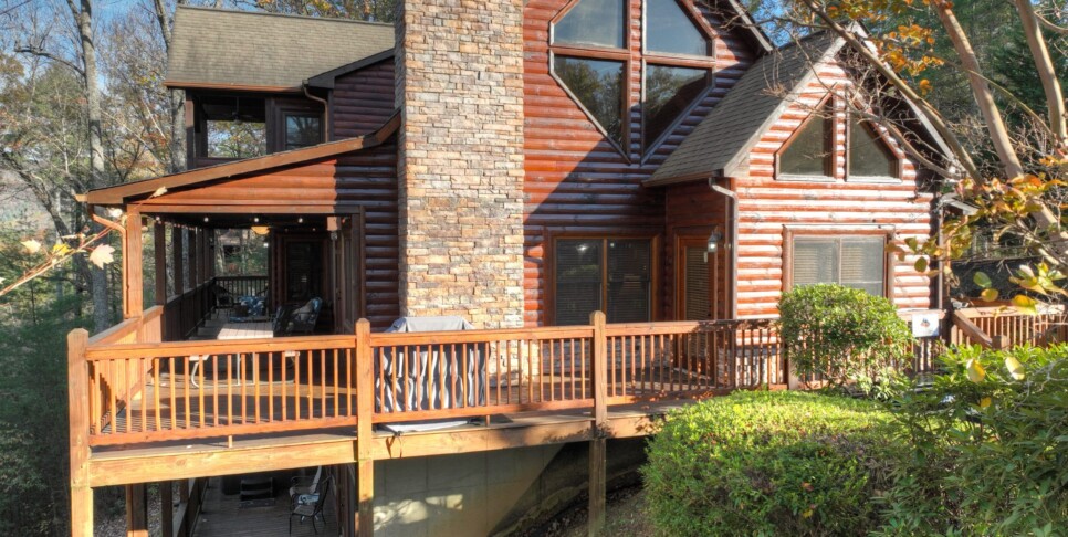 Cherry Log Cabin - Moonlight Mountain Cabin - Exterior