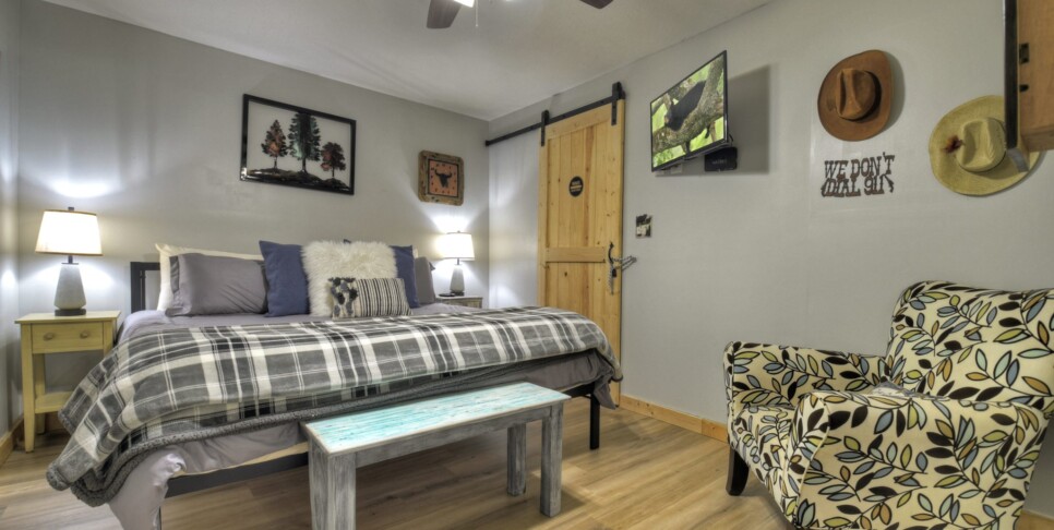 Blairsville Cabin - Moon Tower Cabin - Bedroom