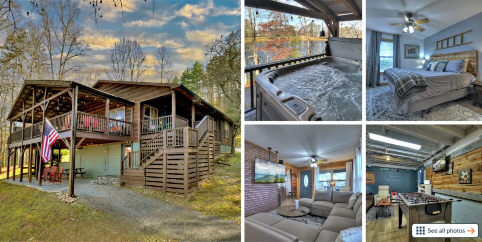 Blairsville Cabin - Moon Tower Cabin - Collage