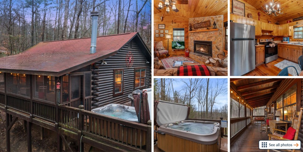 Ellijay Cabin Rental - Deer Crossing - Collage