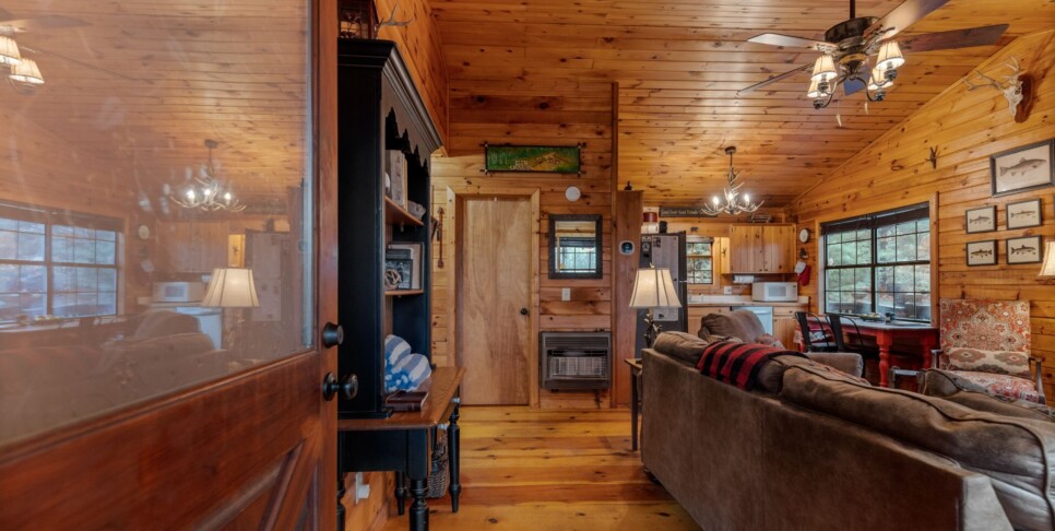 Ellijay Cabin - Deer Crossing - Living Room