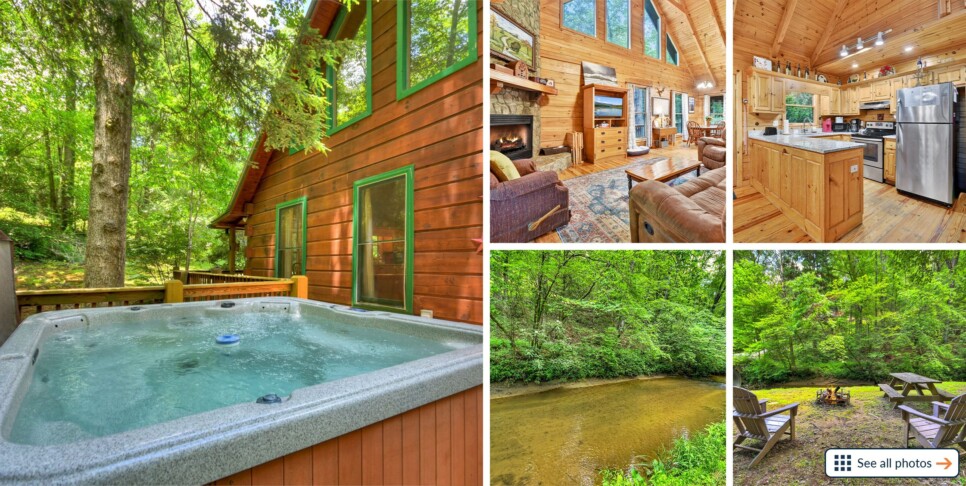 Blue Ridge Cabin - Our Favorite Place - Collage