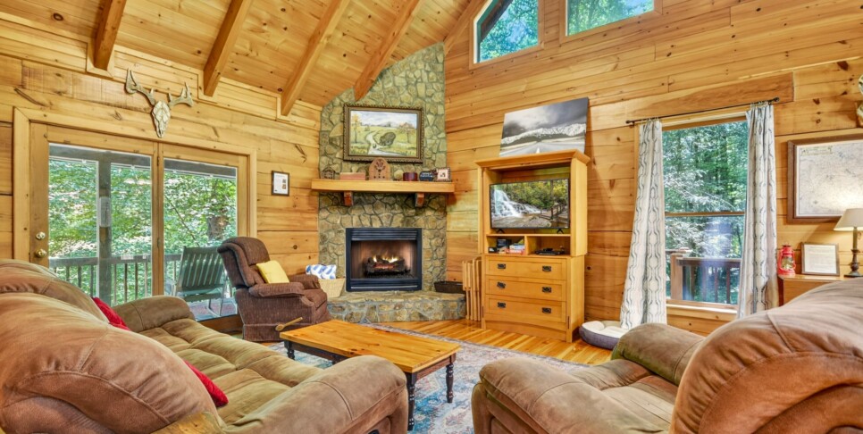 Blue Ridge Cabin - Our Favorite Place - Living Room