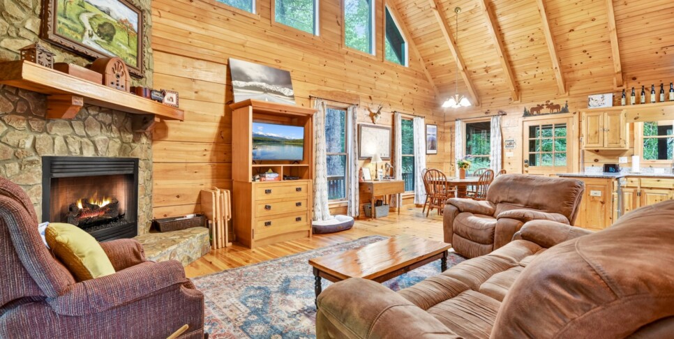 Blue Ridge Cabin - Our Favorite Place - Living Room
