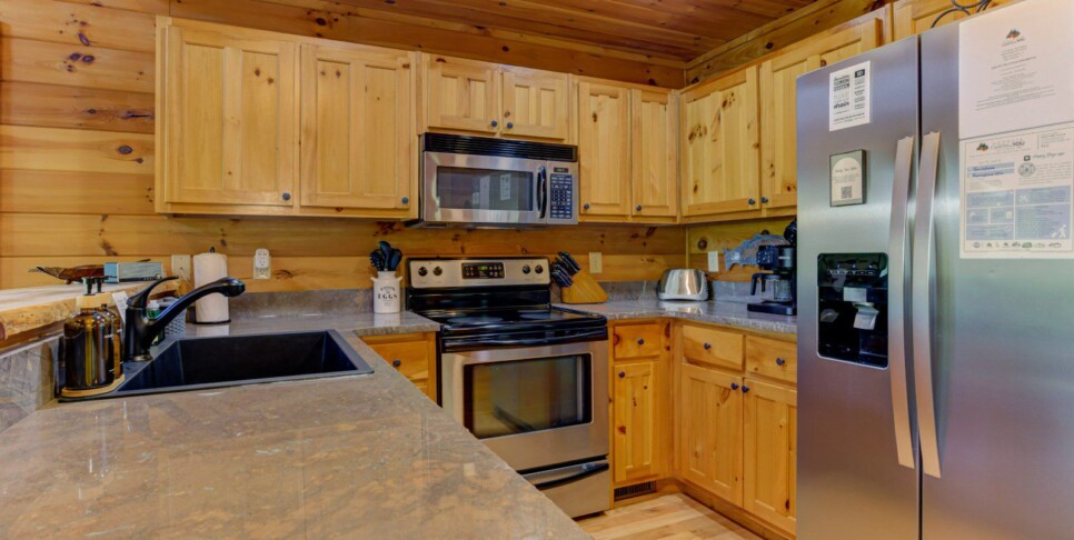 Blue Ridge - Family Time Cabin - Kitchen