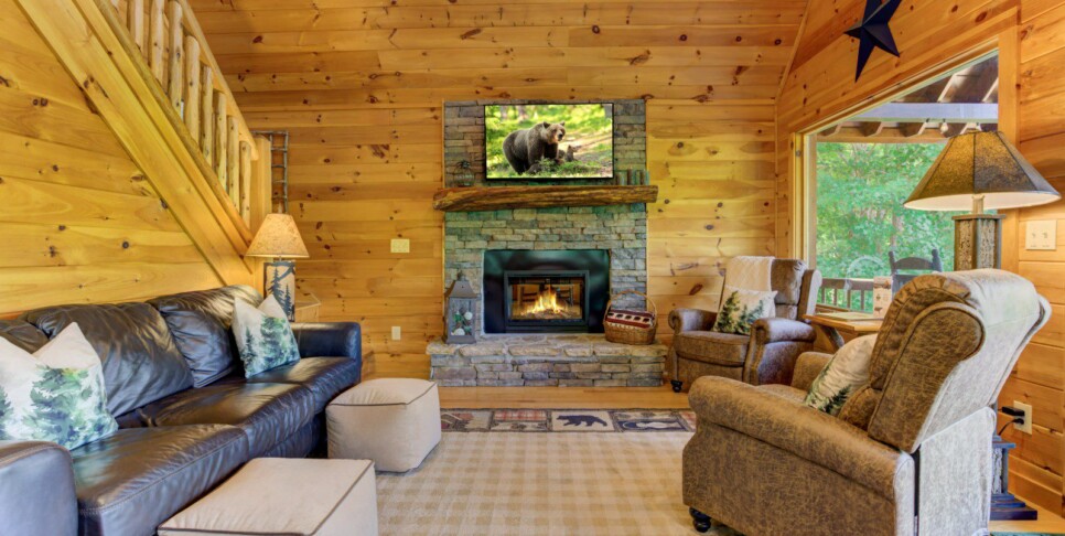 Blue Ridge - Family Time Cabin - Living Room