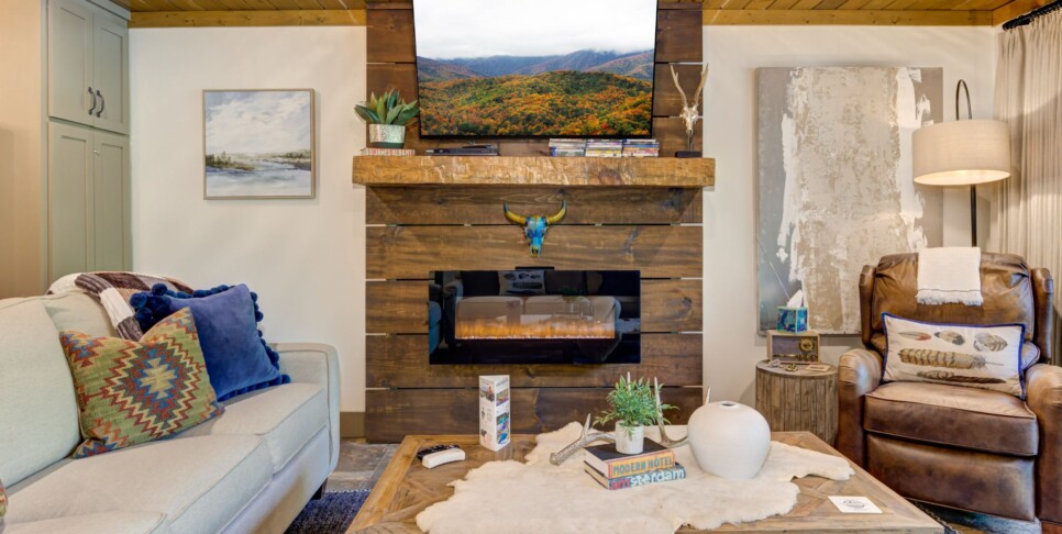 Blue Ridge Cabin - River Cottage of Blue Ridge - Living Room