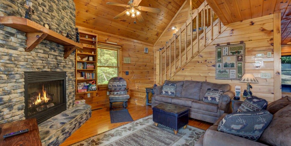 Blue Ridge Cabin - Sunrise Splendor - Living Room