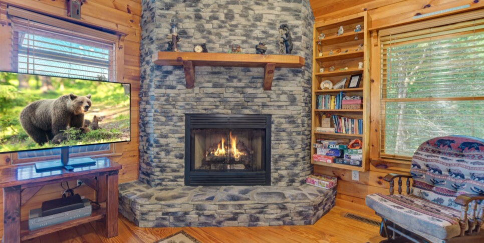 Blue Ridge Cabin - Sunrise Splendor - Living Room