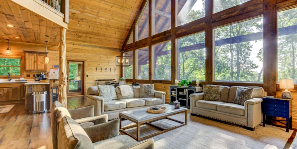 Blue Ridge - Little Creek Cabin - Living Room