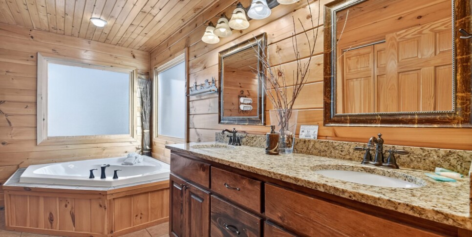 blue ridge amazing mountain bathroom