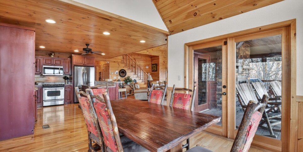 blue ridge amazing mountain view kitchen