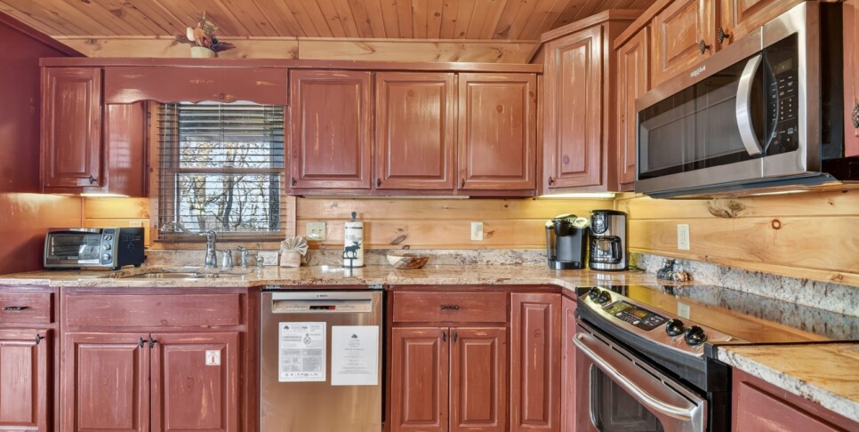 blue ridge amazing mountain view kitchen